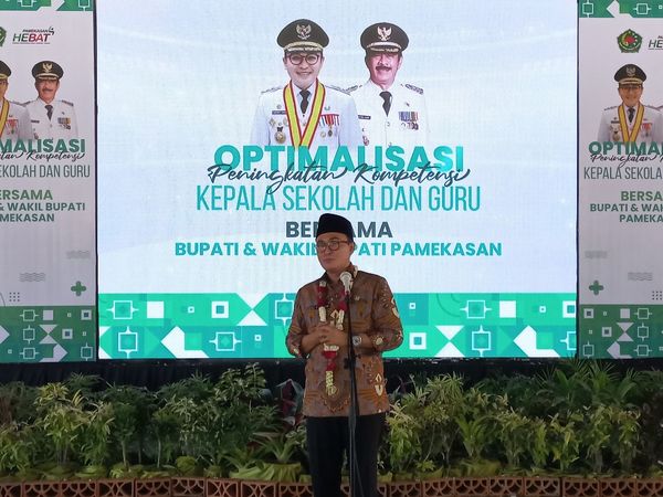 Silaturahim Bupati Pamekasan dan Wakil Bupati Pamekasan dalam rangka Optimalisasi Peningkatan Kompetensi Kepala Sekolah dan Guru di Kabupaten Pamekasan Tahap 2
