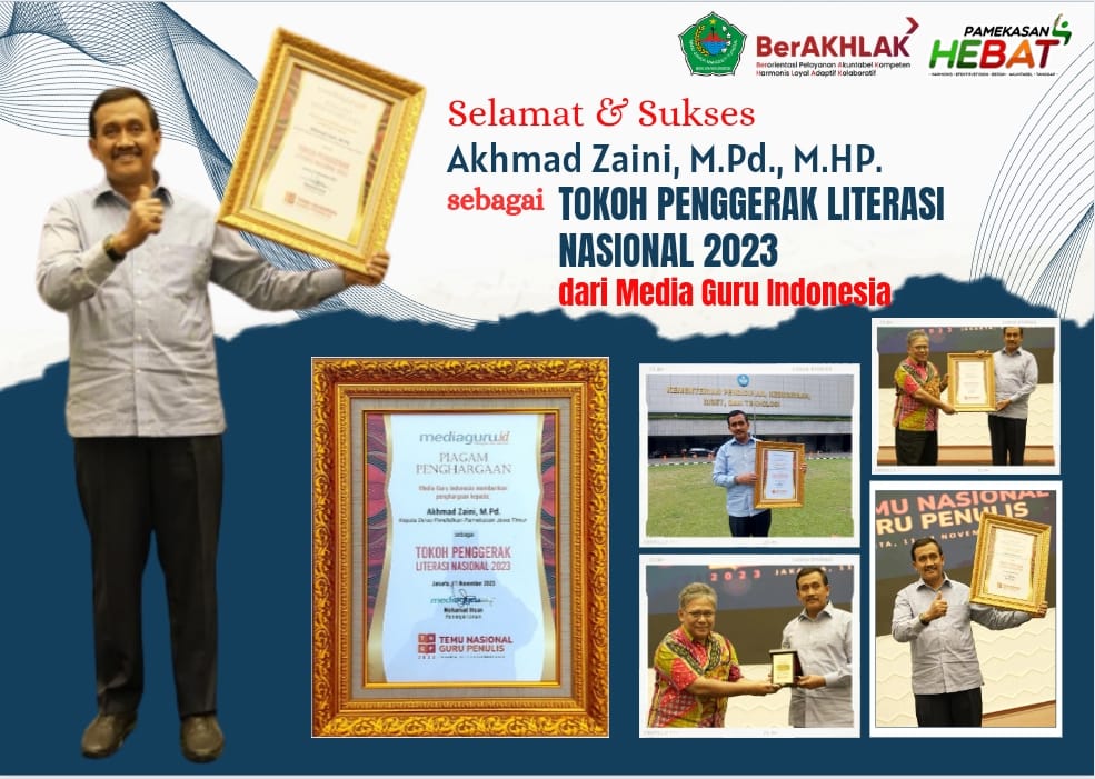 Kadisdikbud Terpilih sebagai Tokoh Penggerak Literasi Nasional 2023