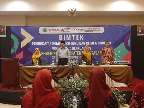 BIMTEK "Peningkatan Kapasitas Kepala Sekolah dan Guru PAUD menuju Paud Berkualitas" 