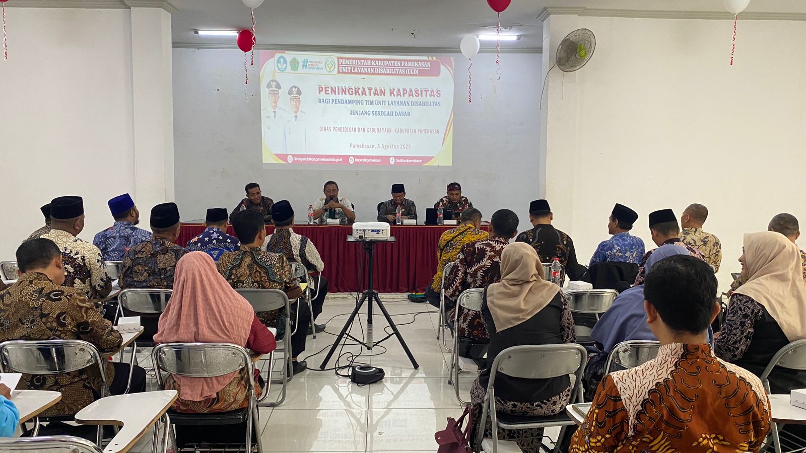 Peningkatan Kapasitas Pendamping Tim Unit Layanan Disabilitas di Kabupaten Pamekasan