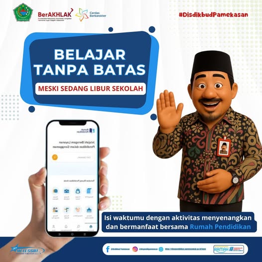 Libur bukan alasan untuk berhenti belajar!