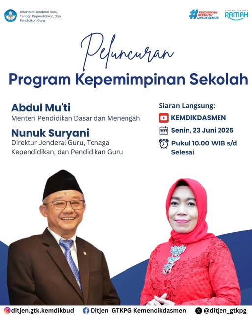 Pelatihan Program Kepemimpinan Kepala Sekolah