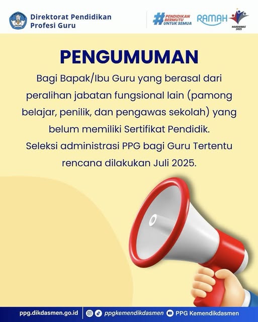 SELEKSI ADMINISTRASI BAGI GURU TERTENTU