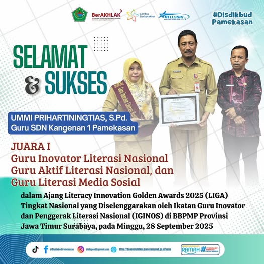 SELAMAT ATAS PRESTASINYA