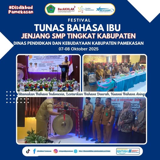Festival Tunas Bahasa Ibu (FTBI) Jenjang SMP Kabupaten Pamekasan