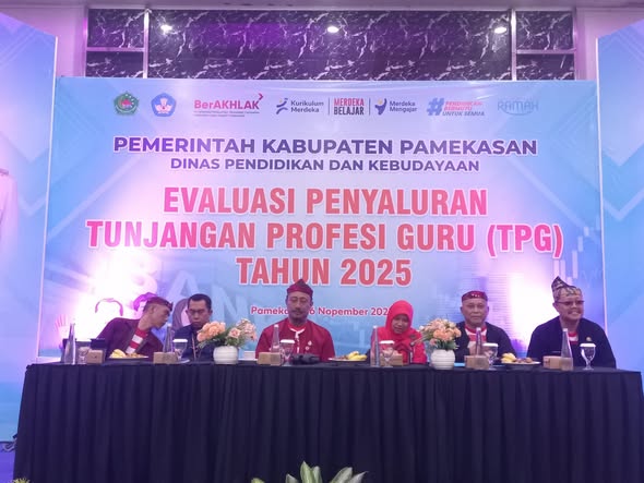 Disdikbud Pamekasan Gelar Evaluasi Penyaluran Tunjangan Profesi Guru Tahun 2025