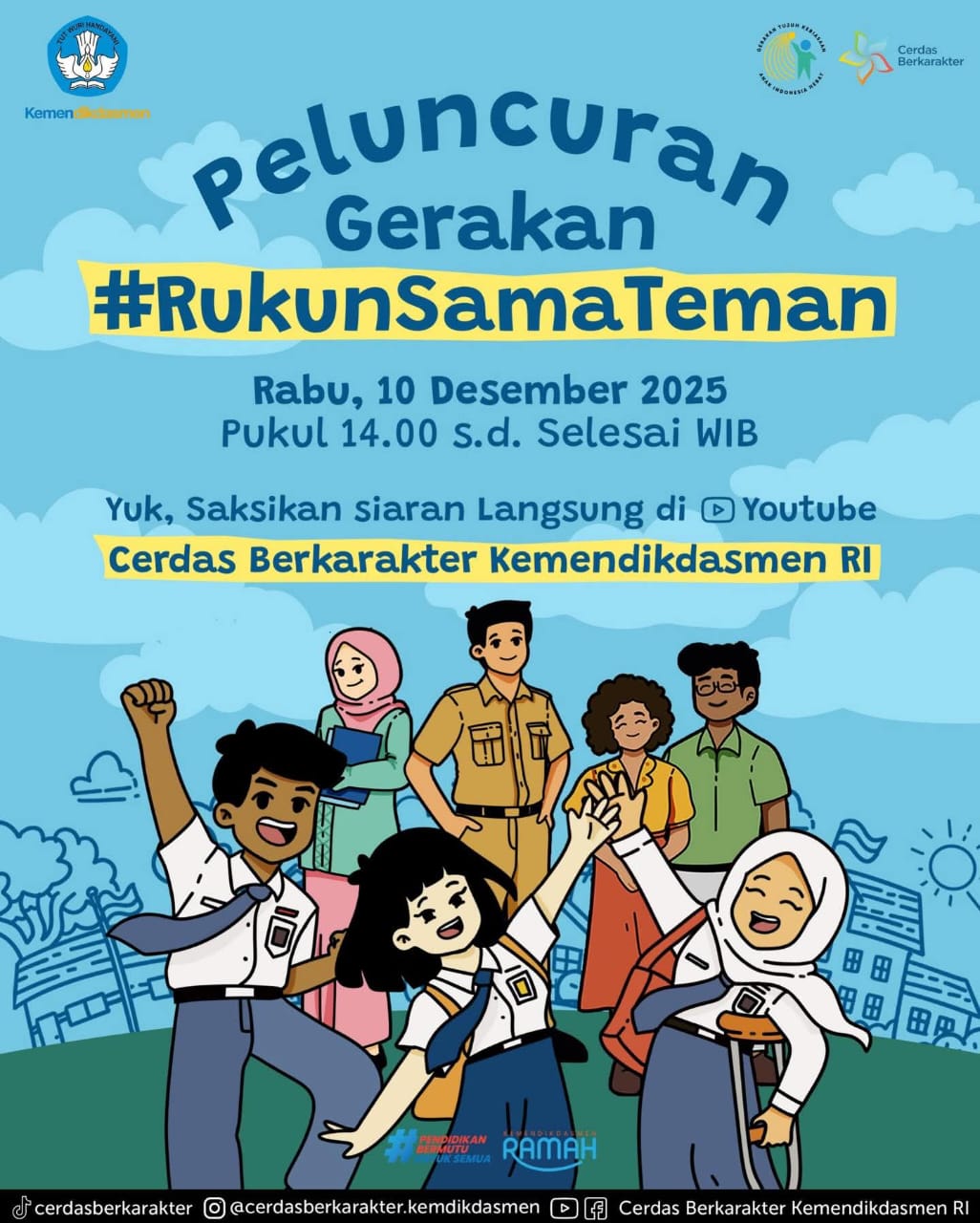 Peluncuran Gerakan #RukunSamaTeman,